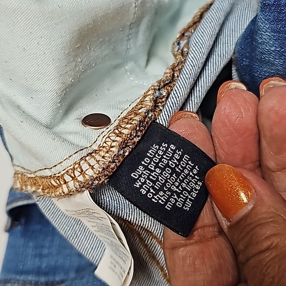 Madewell Cali Demi Boot Jeans Raw Hem Sz 32 - Picture 10 of 16